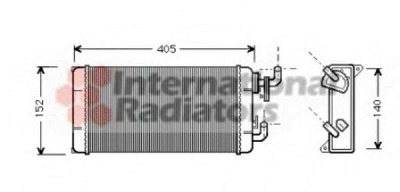 VAN WEZEL 30006258 -  Теплообменник, отопление салона